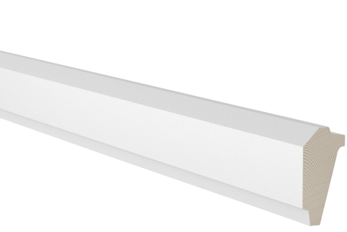 Skugglist Furu Vit 21 x 43 mm - 3,6 m 